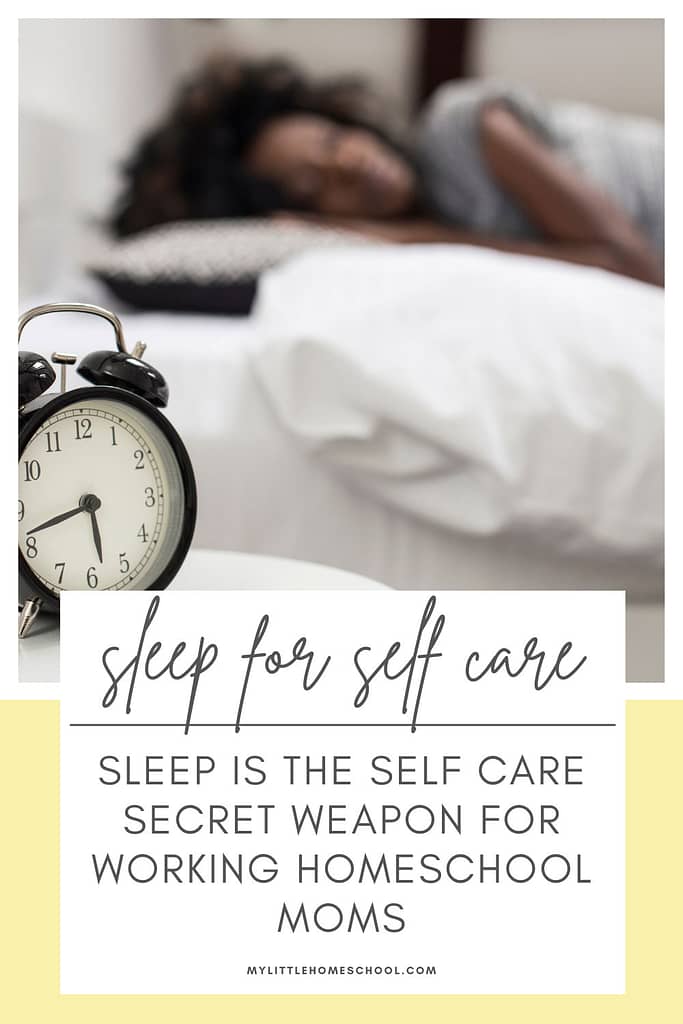 Sleep is a working homeschool mom's secret weapon. Have a read about the science behind snoozing and some tips for getting more...