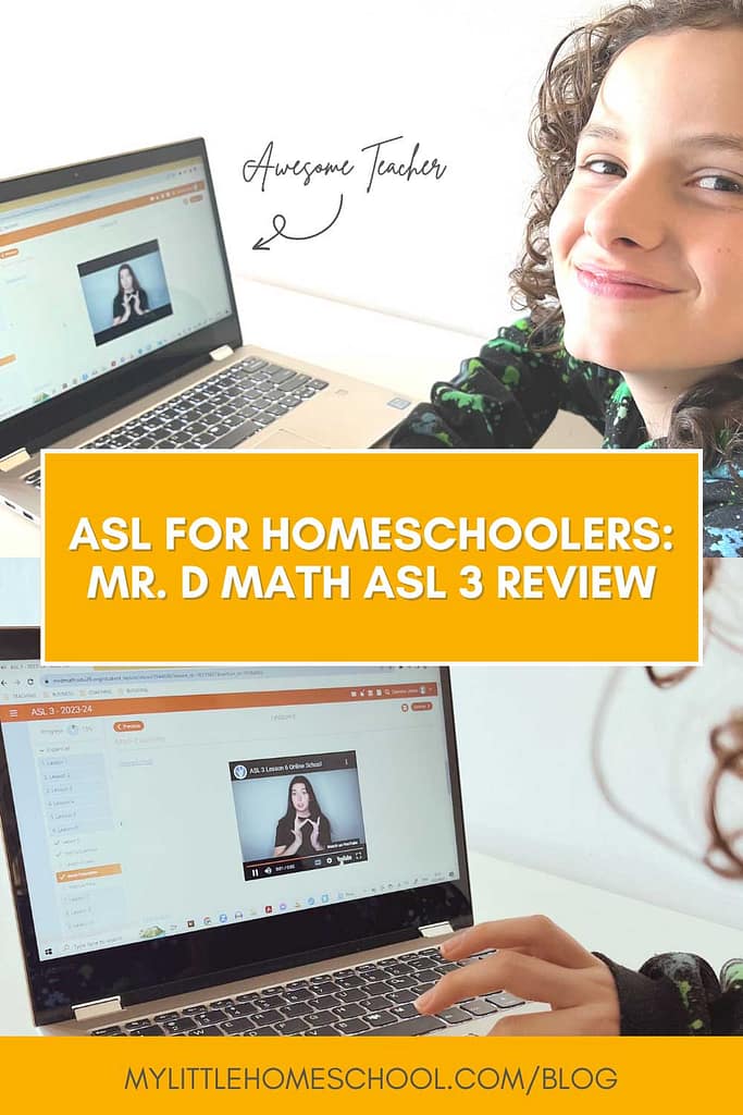 ASL for homeschoolers